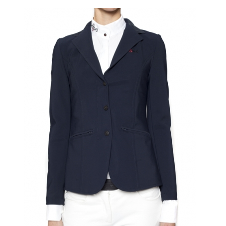 Cavalleria Toscana // Technical Jacket with Zip // Navy, Grey