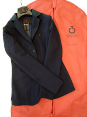 Cavalleria Toscana // Technical Jacket with Zip // Navy, Grey